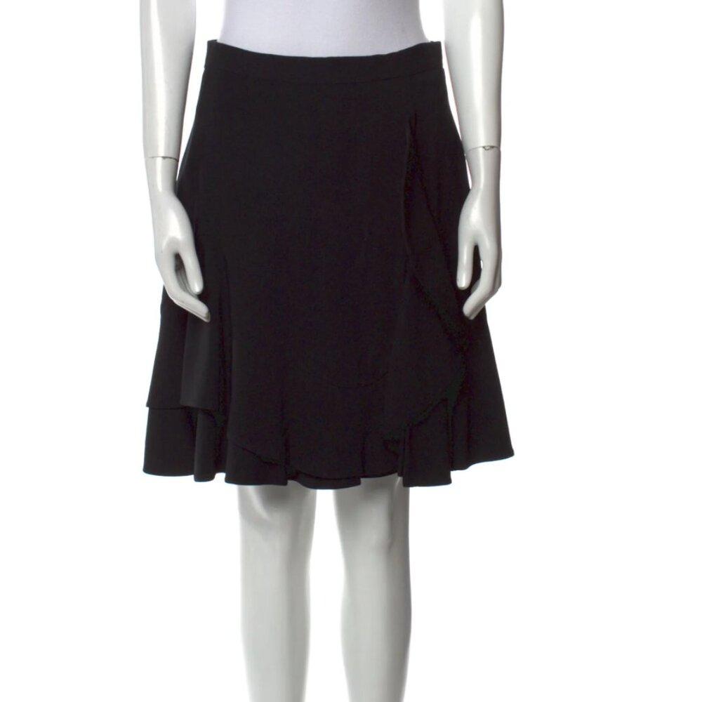 Givenchy Knee Length Ruffle Skirt